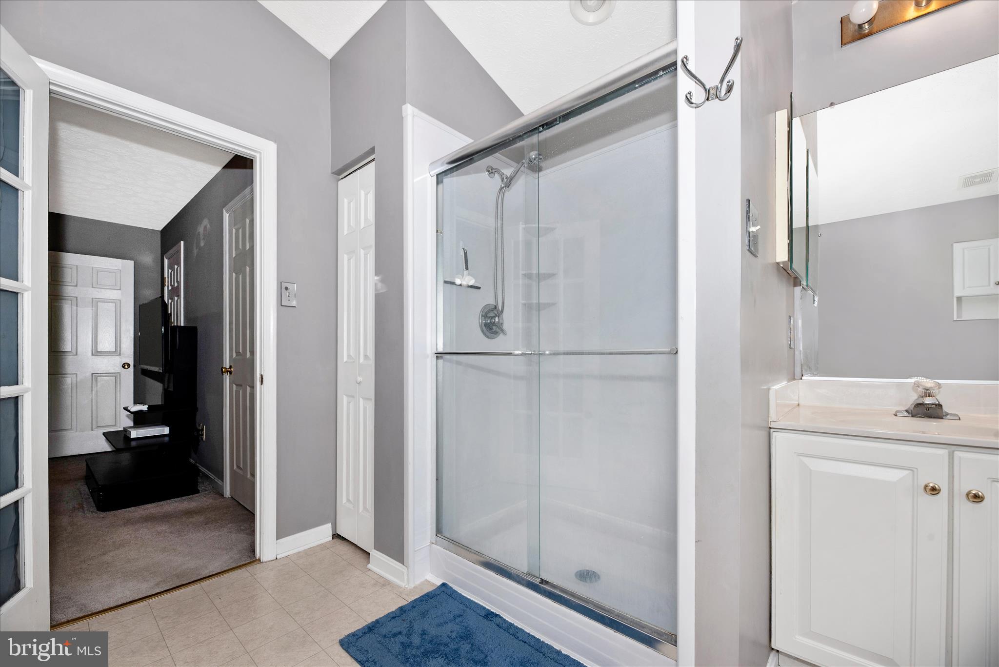 1422 Roman Ridge Way Bel Air, MD 21014 - Photo 32 of 57 a bathroom with a shower and a sink