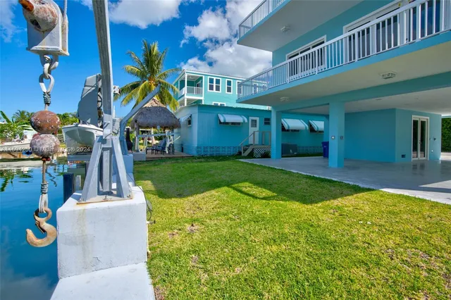 a view of outdoor space with seating area
