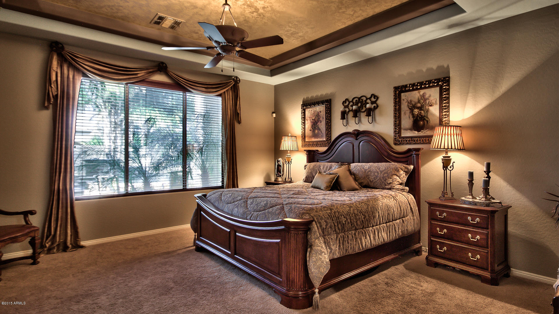 4782 East Buckboard Road Gilbert, AZ 85297 - Photo 20 of 57 a bedroom with a bed next to a window