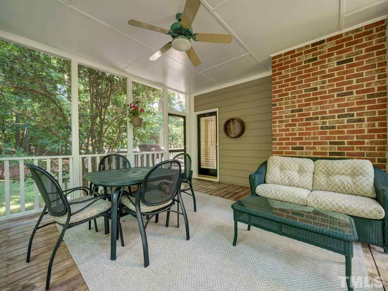 4113 Colville Road Durham, NC 27707 - Photo 25 of 30 This fabulous screen porch is awesome for morning coffee, entertaining, or private dining.