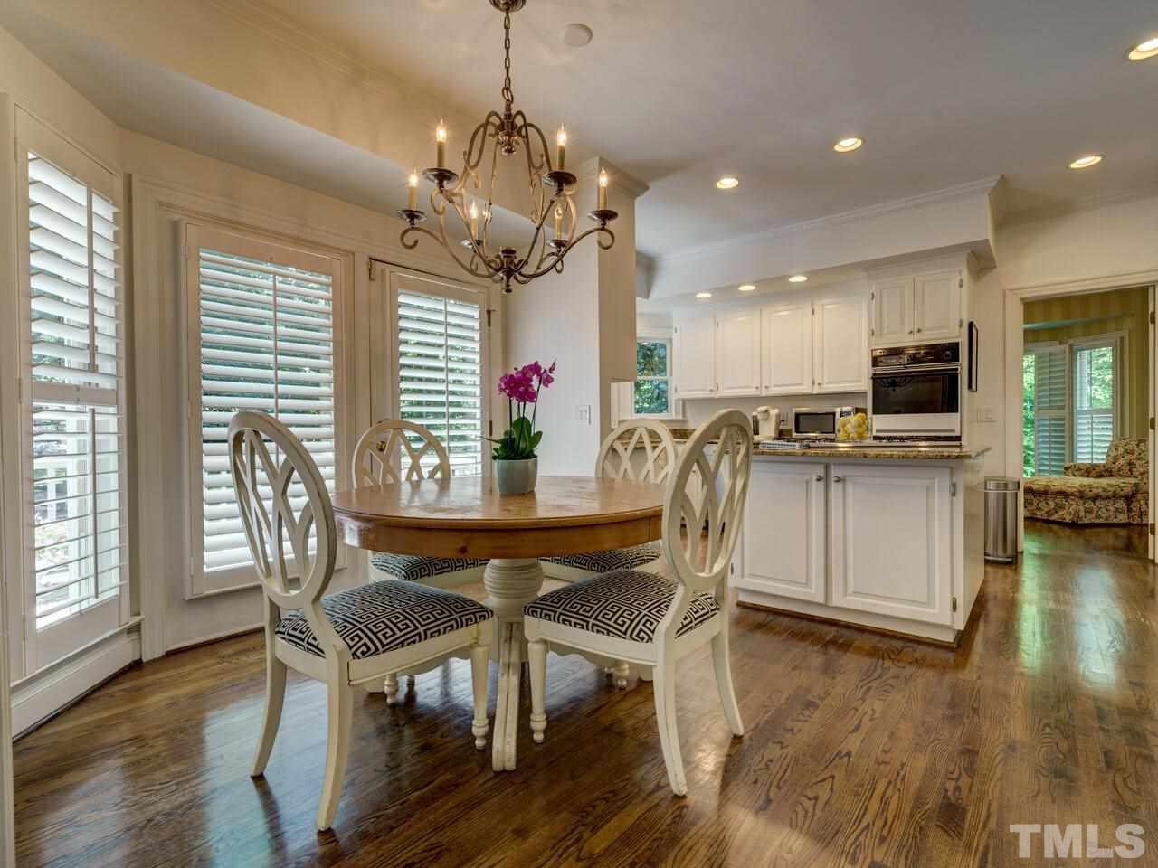 4113 Colville Road Durham, NC 27707 - Photo 9 of 30 Breakfast Room attaches to Kitchen.