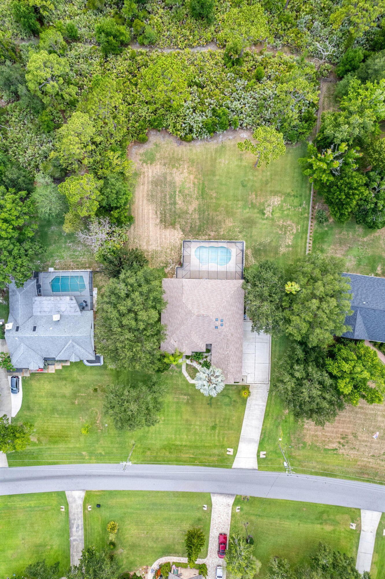 4140 Windover Way Melbourne, FL 32934 - Photo 45 of 53 an aerial view of a house having yard