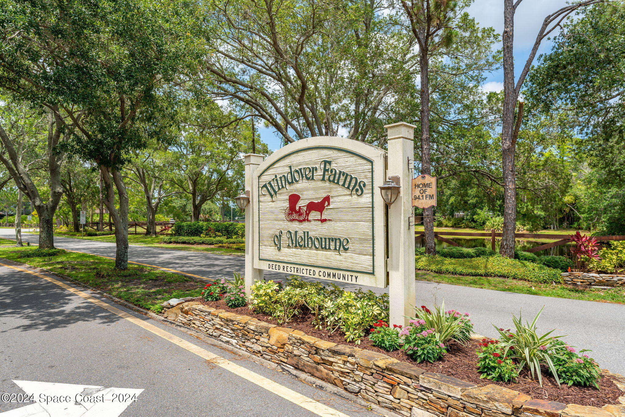 4140 Windover Way Melbourne, FL 32934 - Photo 46 of 53 a sign on the side of a road