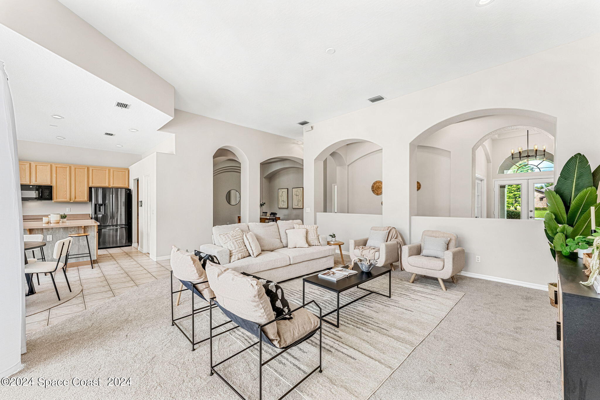 4140 Windover Way Melbourne, FL 32934 - Photo 6 of 53 a living room with furniture and wooden floor