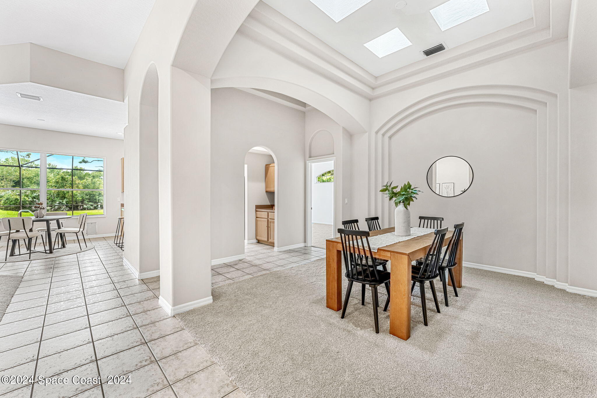 4140 Windover Way Melbourne, FL 32934 - Photo 8 of 53 a view of a dining room with furniture window and outside view