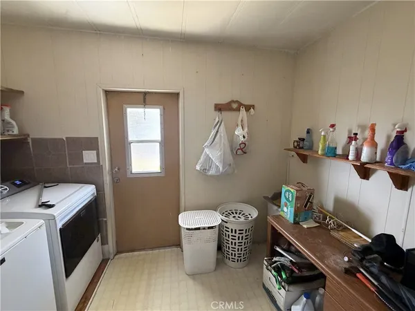 a room with storage and utility