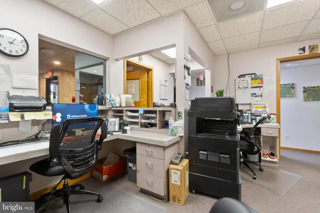 a view of a storage room