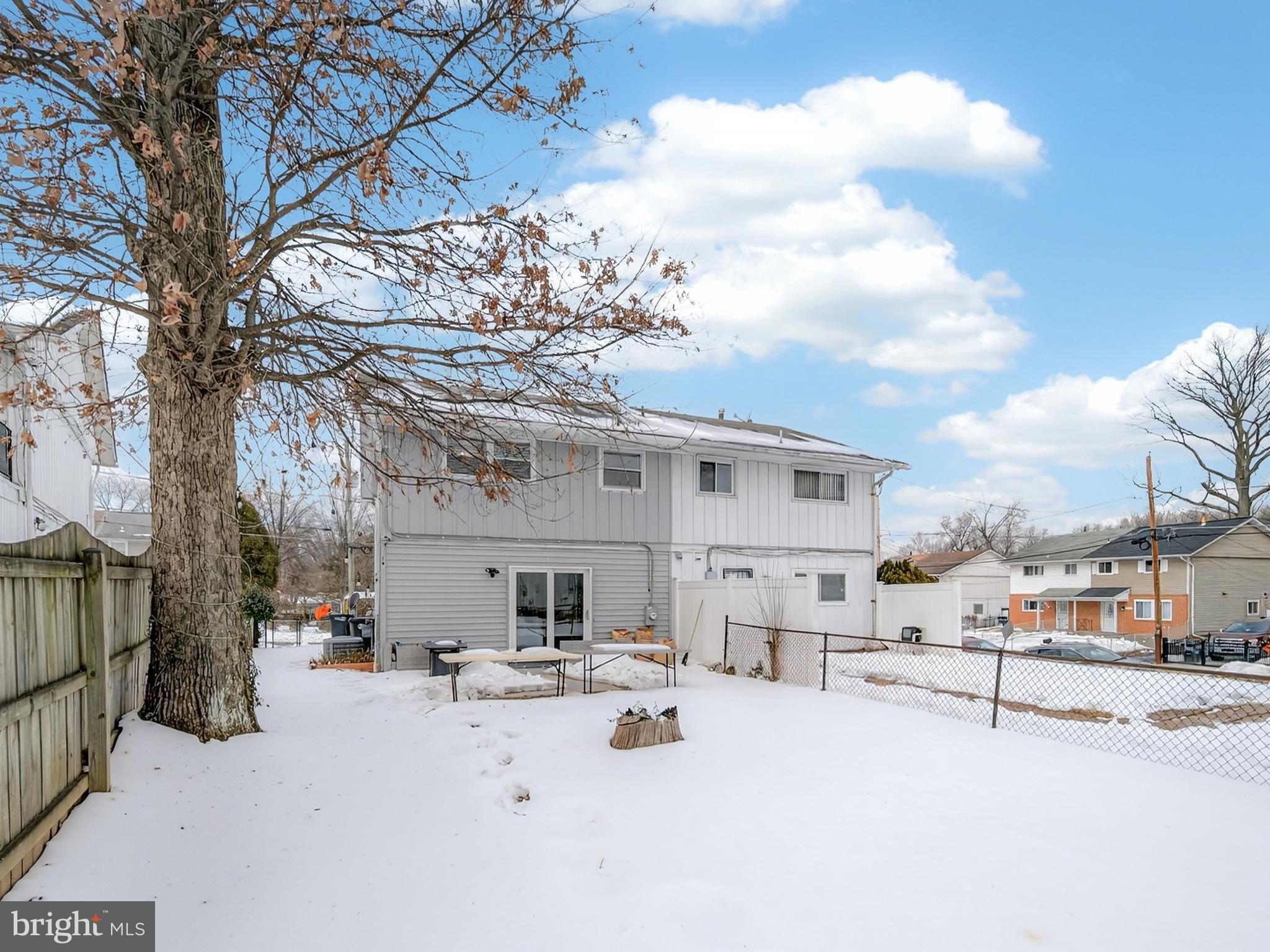 609 Cedarleaf Avenue Capitol Heights, MD 20743 - Photo 41 of 42 a view of residential houses with snow on the road