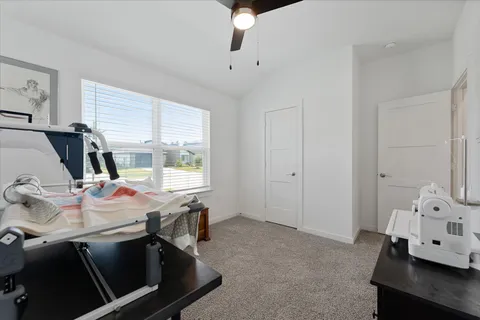 a room with storage and utility