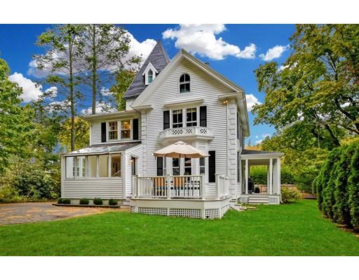 642 Worcester Street Wellesley, MA 02482 - Photo 22 of 23 a front view of a house with a yard