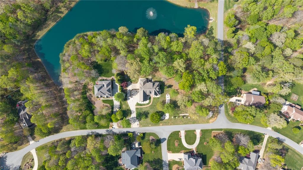 6699 Fegan Road Summerfield, NC 27358 - Photo 45 of 50 Aerial View with Pond