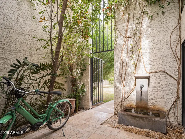 a view of a bird bath