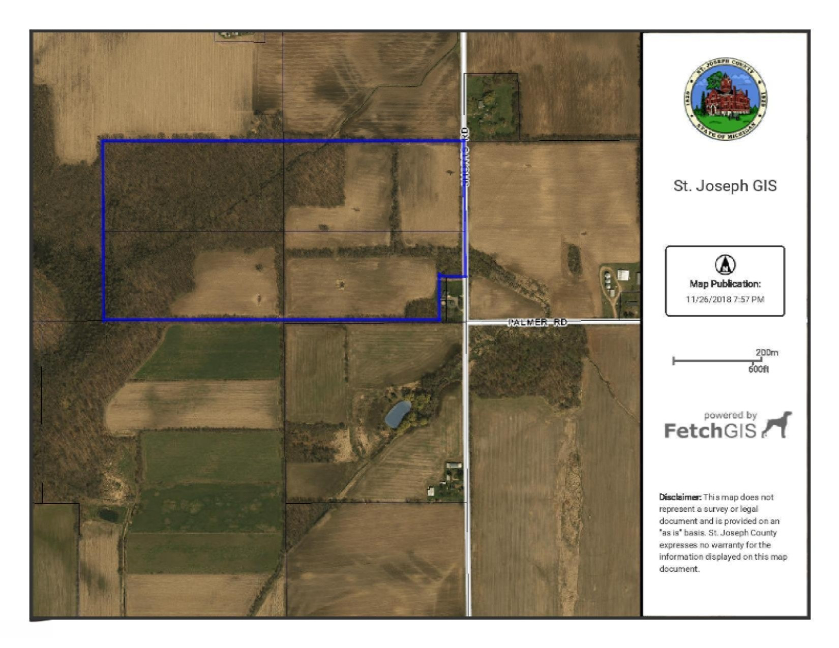 79.63-a Shorts Road Leonidas, MI 49066 - Photo 1 of 3 aerial