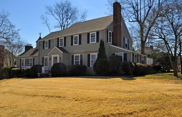 105 Southfield Road Fairfield, CT 06824 - Photo 1 of 1 a view of house with yard in front of house