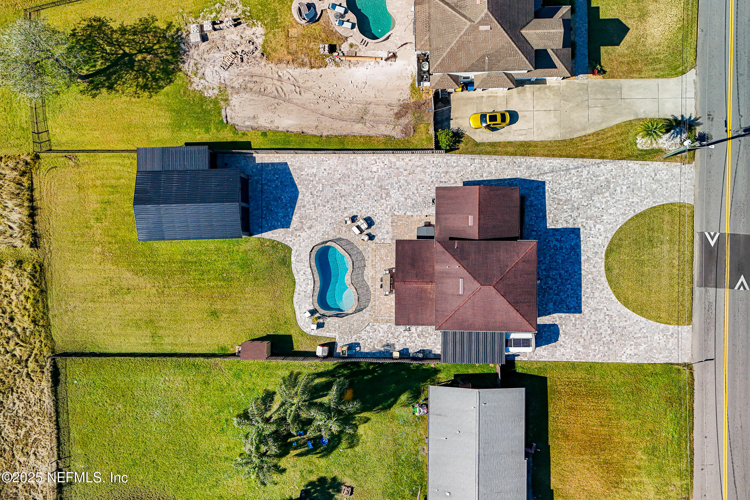 276 Baisden Road Jacksonville, FL 32218 - Photo 61 of 71 an aerial view of a house with a swimming pool