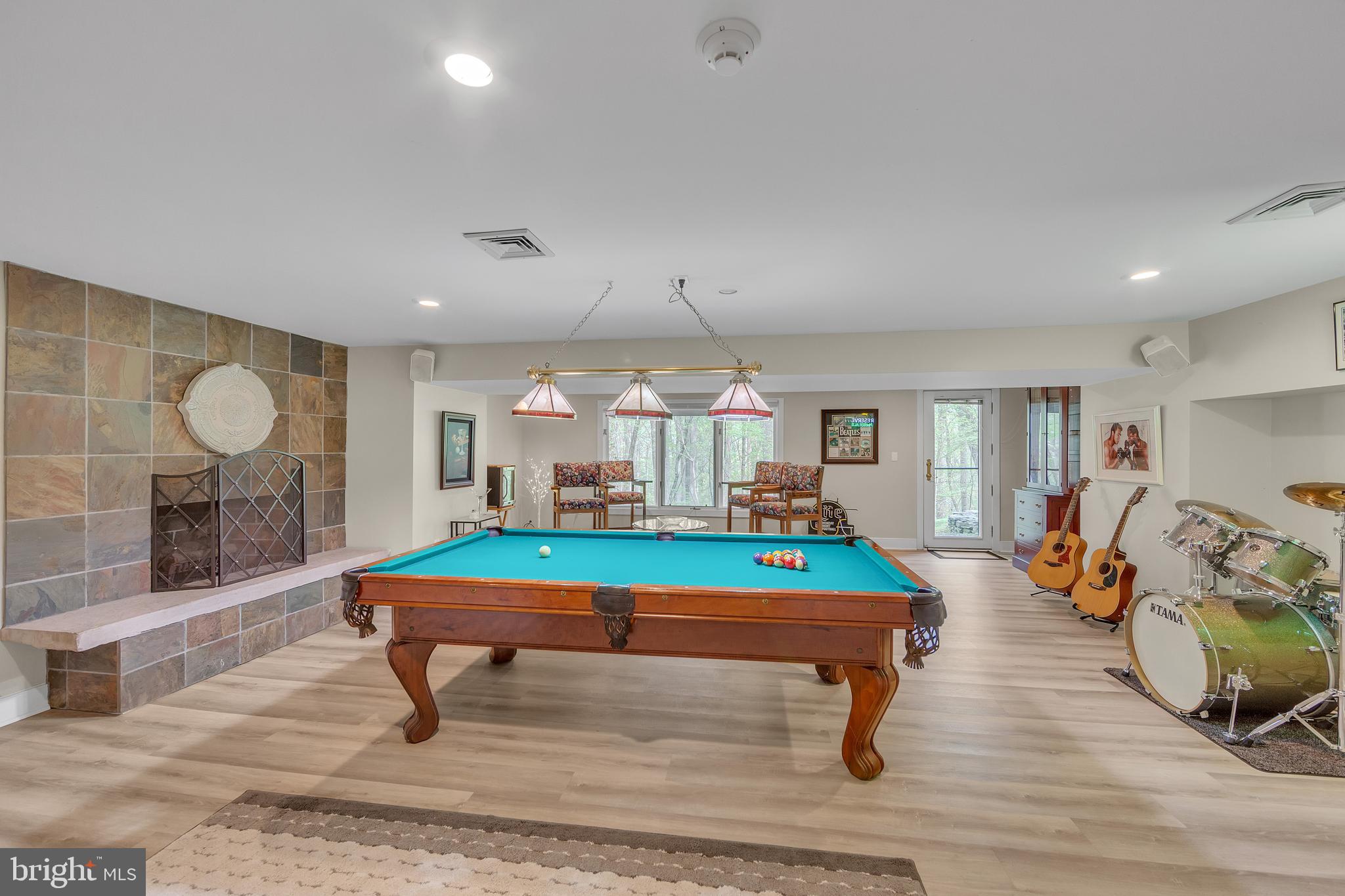 2010 Welsh Valley Road Malvern, PA 19355 - Photo 30 of 46 Lower Level Family Room w/ Fireplace and Walk Out