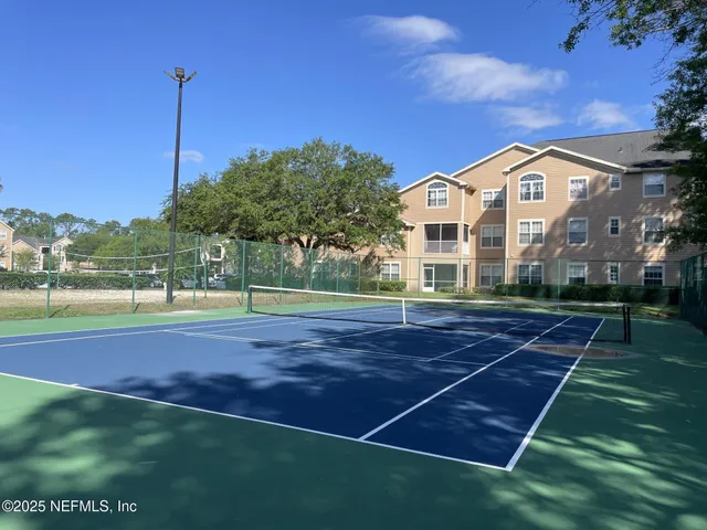 a view of a tennis court