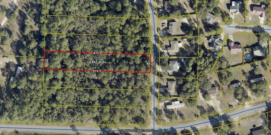 Lot 4 East Renoir Road DeFuniak Springs, FL 32433 - Photo 2 of 5 Lot 4 Approximate Lot Dimensions
