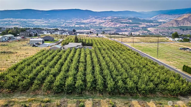 a view of residential houses with lake view