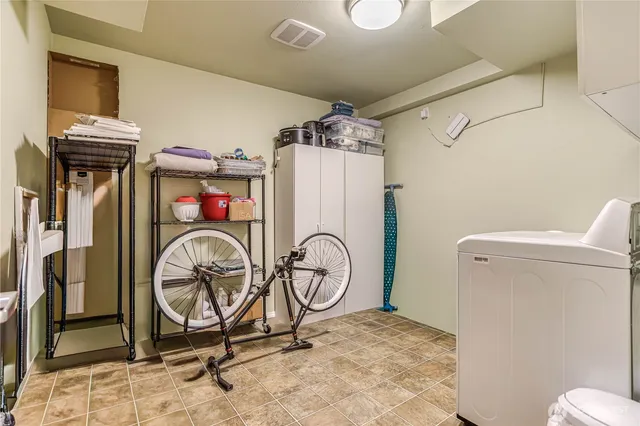 a view of a storage & utility room