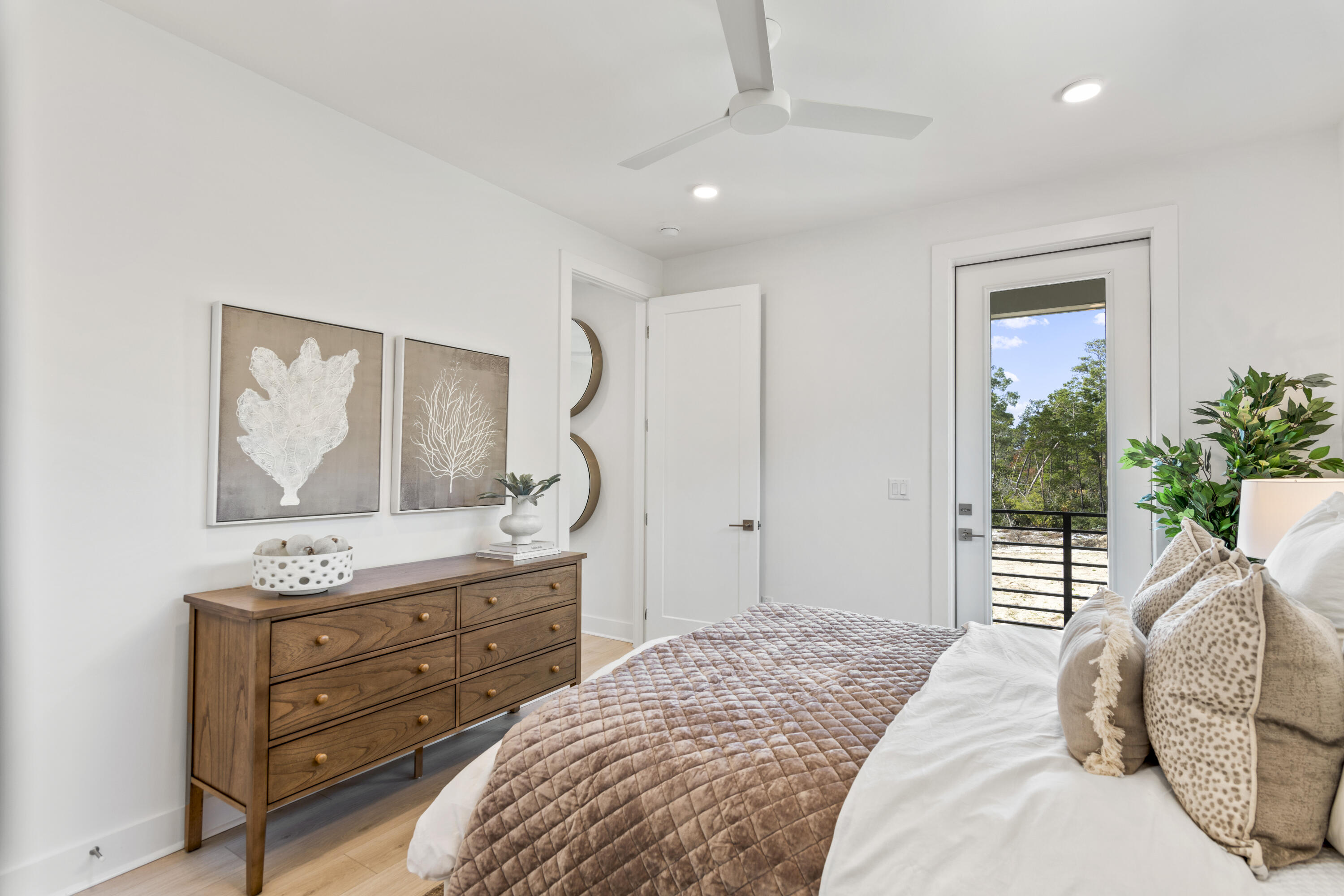 58 Sarah St Inlet Beach, Unit LOT 25 Inlet Beach, FL 32461 - Photo 13 of 31 a bedroom with a bed and a dresser in it