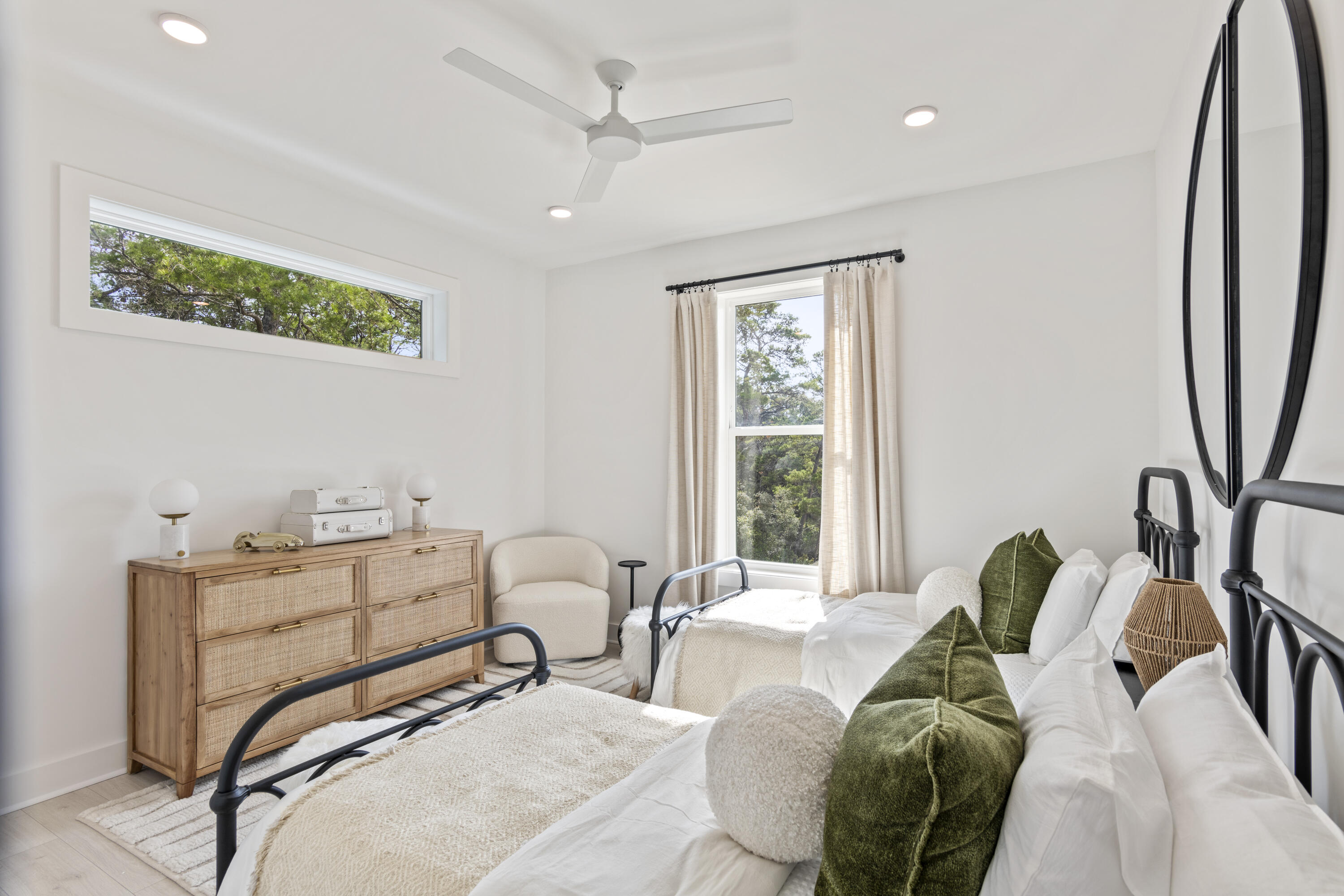 58 Sarah St Inlet Beach, Unit LOT 25 Inlet Beach, FL 32461 - Photo 21 of 31 a bedroom with furniture and a large window