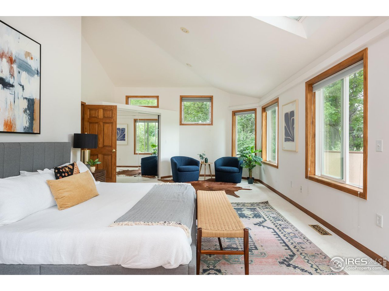 1675 Upland Avenue Boulder, CO 80304 - Photo 22 of 39 Upper level primary suite with two closets