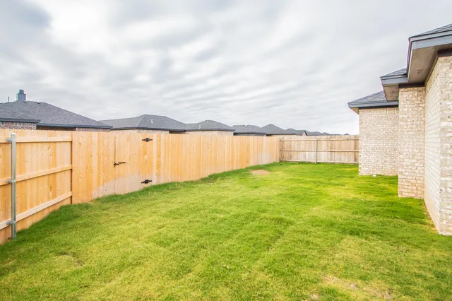 a view of an outdoor space and a yard