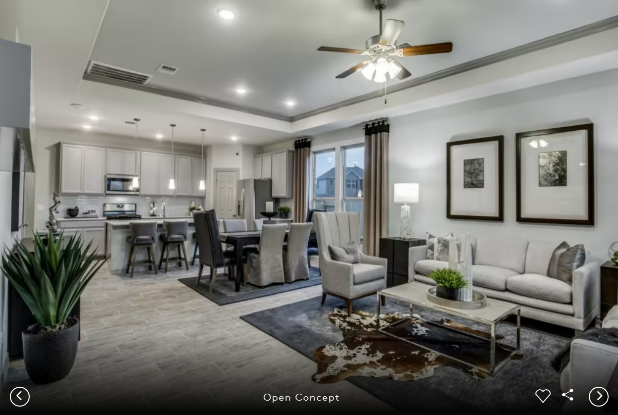 16109 Emma Edge Lane Pflugerville, TX 78660 - Photo 5 of 8 Interior photos- Photo of Pulte model home with same floor plan, not of actual home listed.