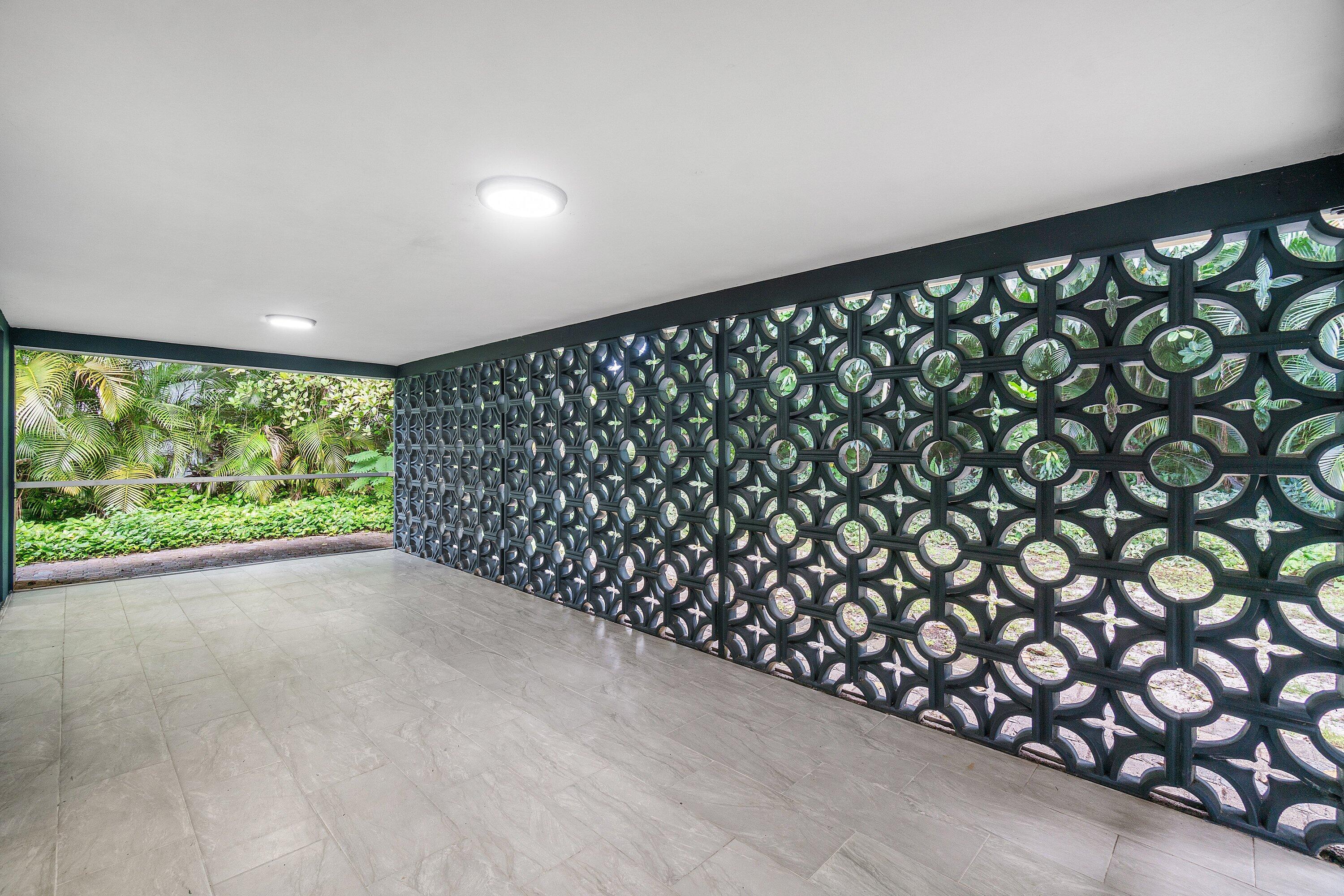 434 Southwest 9th Street, Unit A Boca Raton, FL 33432 - Photo 17 of 22 Private Screened Patio