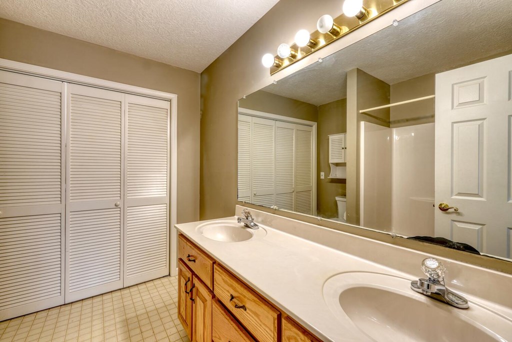 241 12 Point Road Blairsville, GA 30512 - Photo 16 of 34 a bathroom with a sink and a mirror
