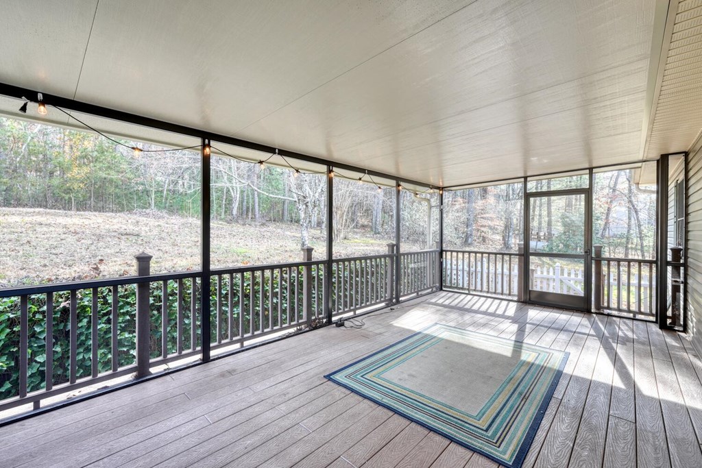 241 12 Point Road Blairsville, GA 30512 - Photo 24 of 34 a view of balcony with wooden floor