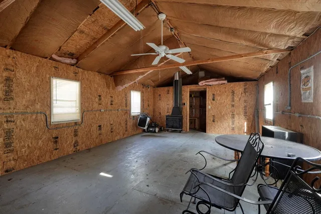a view of a room with chairs