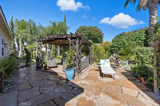 a view of an outdoor space with a patio