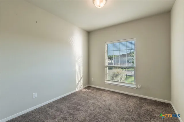 a view of an empty room