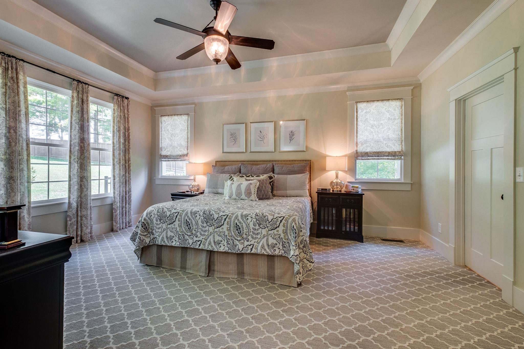 1036 Ridglea Drive Burns, TN 37029 - Photo 9 of 28 LARGE & PRIVATE Master Bedroom (18x13) on the Main Level w/ Trey Ceiling