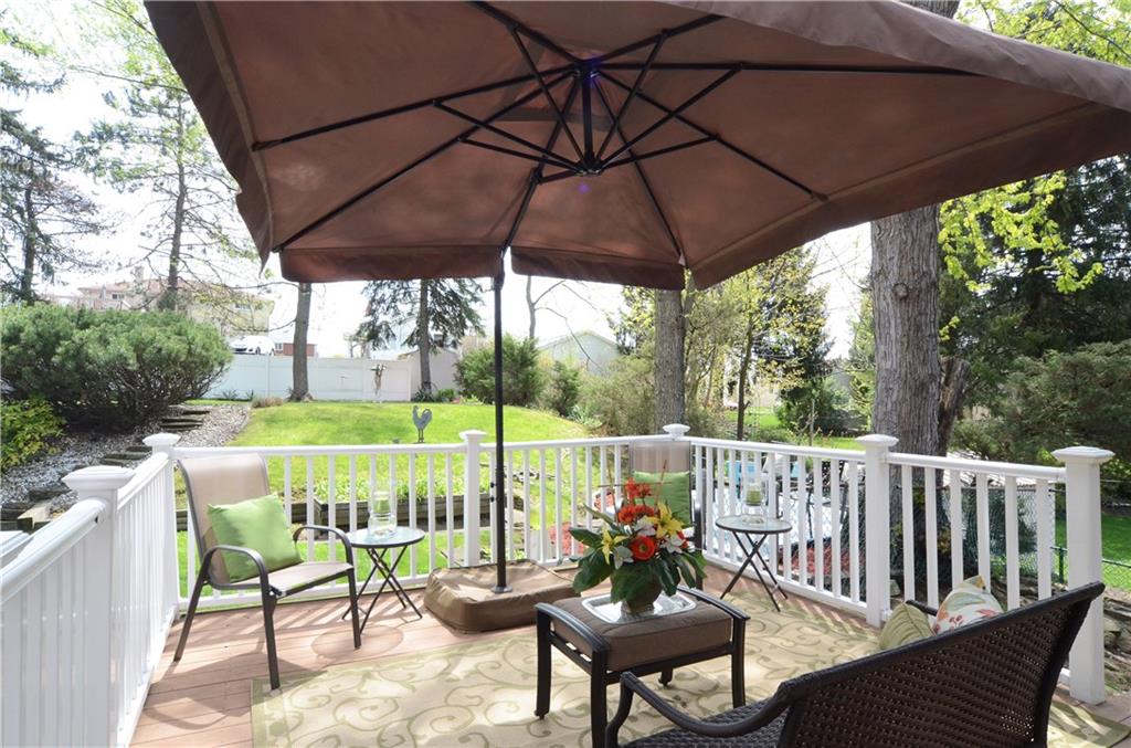 2209 North Forest Grove Road Coraopolis, PA 15108 - Photo 14 of 25 Composite deck with vinyl railings off of the in-law suite.