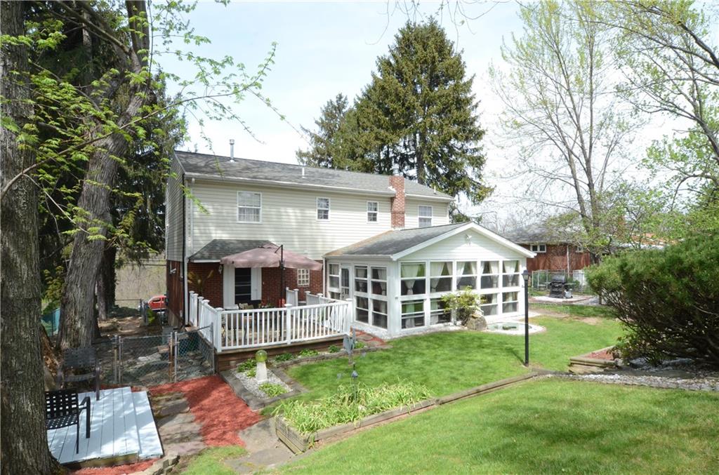 2209 North Forest Grove Road Coraopolis, PA 15108 - Photo 25 of 25 Rear view. Roof was installed in 2002 when addition was added. This is a beautiful property that has been well maintained.