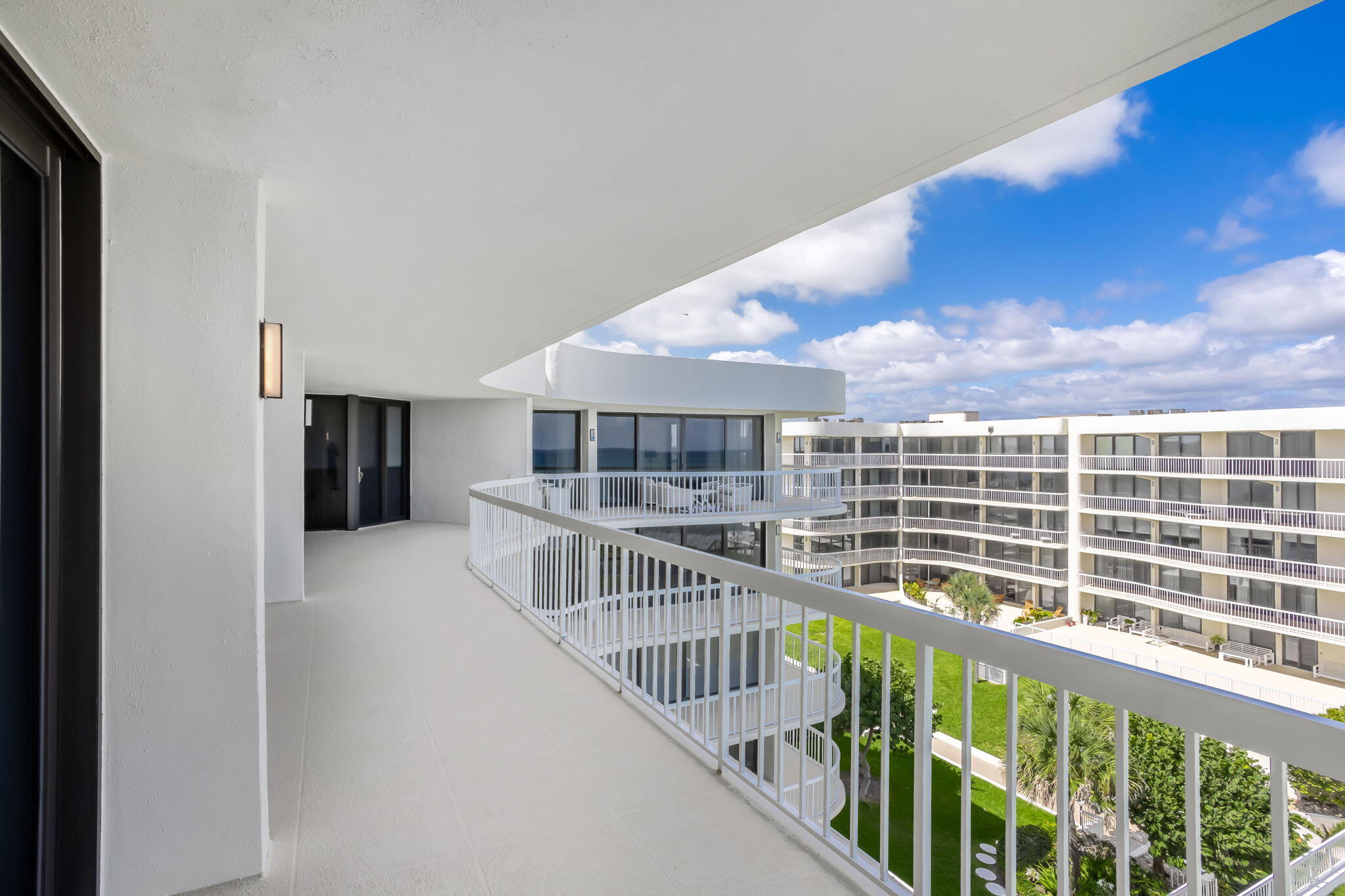 3300 South Ocean Boulevard, Unit 504S Palm Beach, FL 33480 - Photo 9 of 24 a view of balcony with furniture