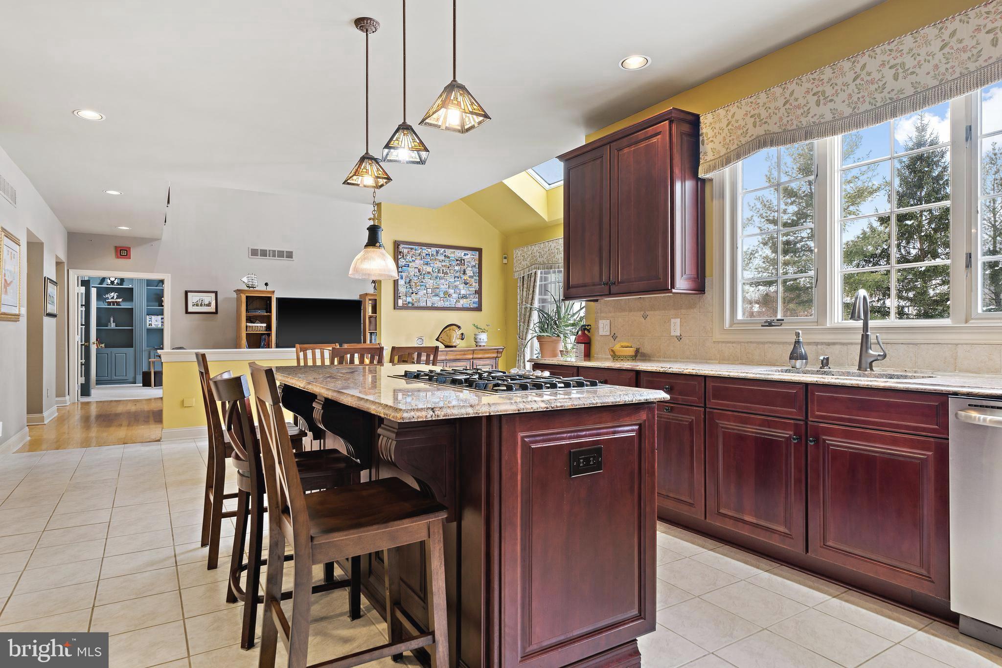 205 Christopher Drive Princeton, NJ 08540 - Photo 14 of 45 Center island with breakfast bar.