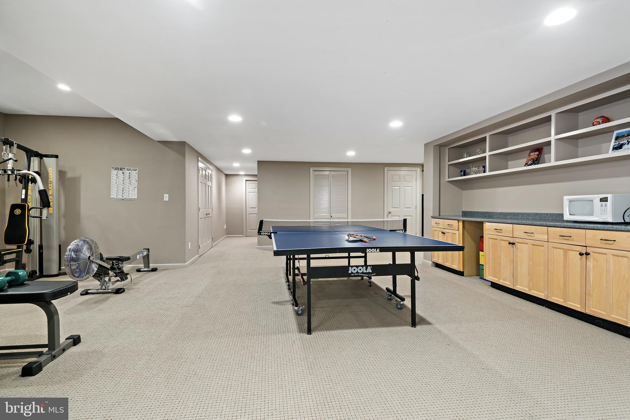 205 Christopher Drive Princeton, NJ 08540 - Photo 37 of 45 Finished lower level with built-ins.