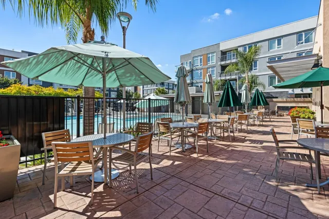 a view of building with outdoor space