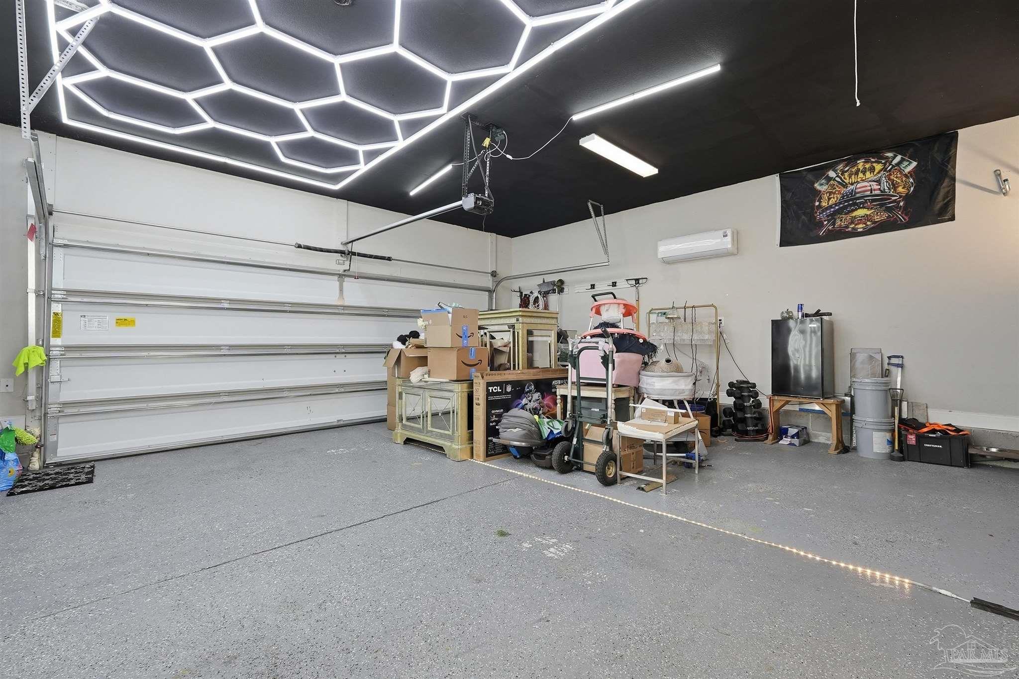 1559 Sawyers Rdg Cove Cantonment, FL 32533 - Photo 70 of 70 Heated & Cooled Garage with Custom Lighting