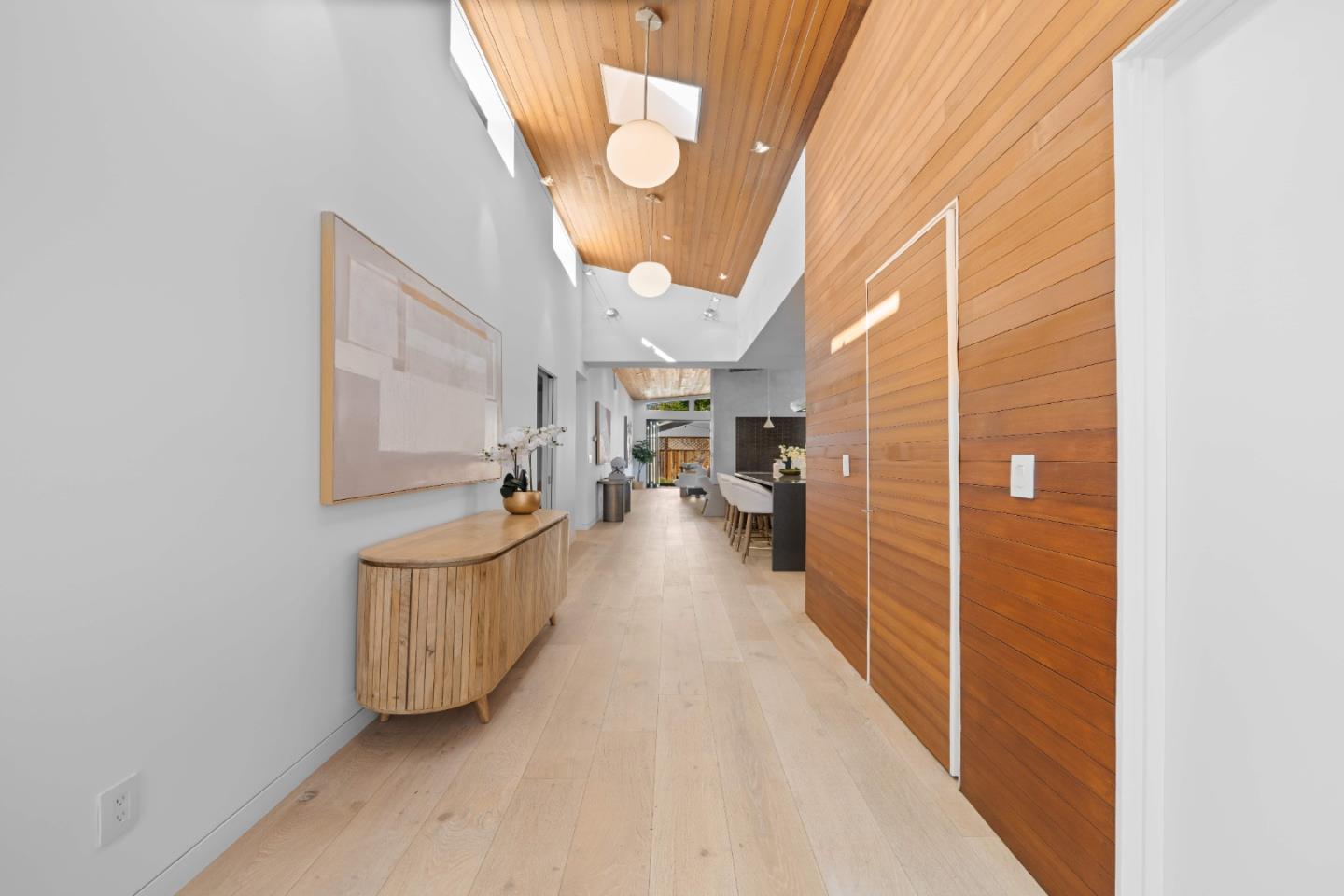 359 Stowell Avenue Sunnyvale, CA 94085 - Photo 18 of 53 a view of a hallway with wooden floor