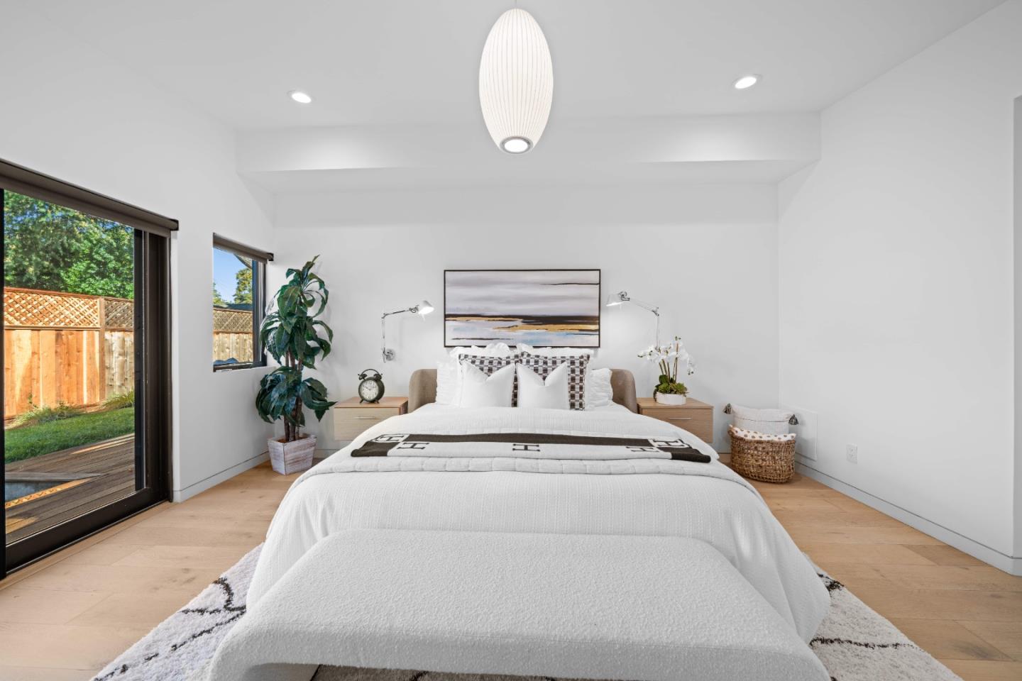 359 Stowell Avenue Sunnyvale, CA 94085 - Photo 19 of 53 a bed room with a bed and a large window