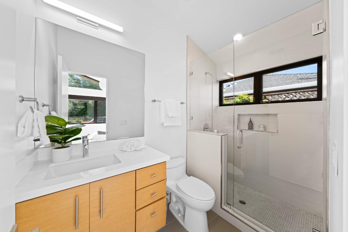 359 Stowell Avenue Sunnyvale, CA 94085 - Photo 34 of 53 a spacious bathroom with a toilet a sink and a shower