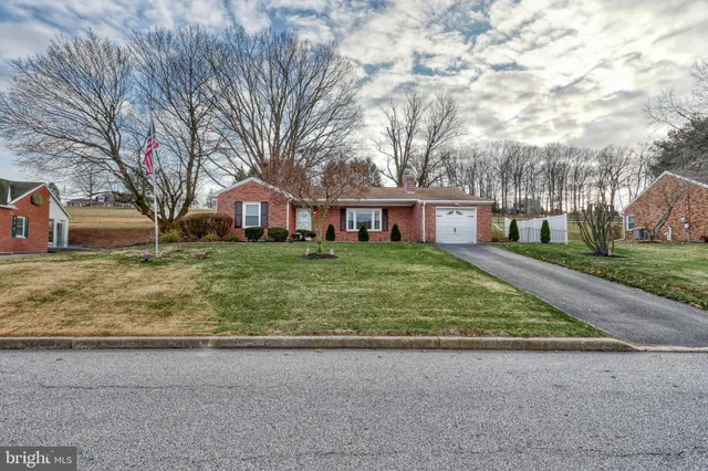 front view of house with a yard
