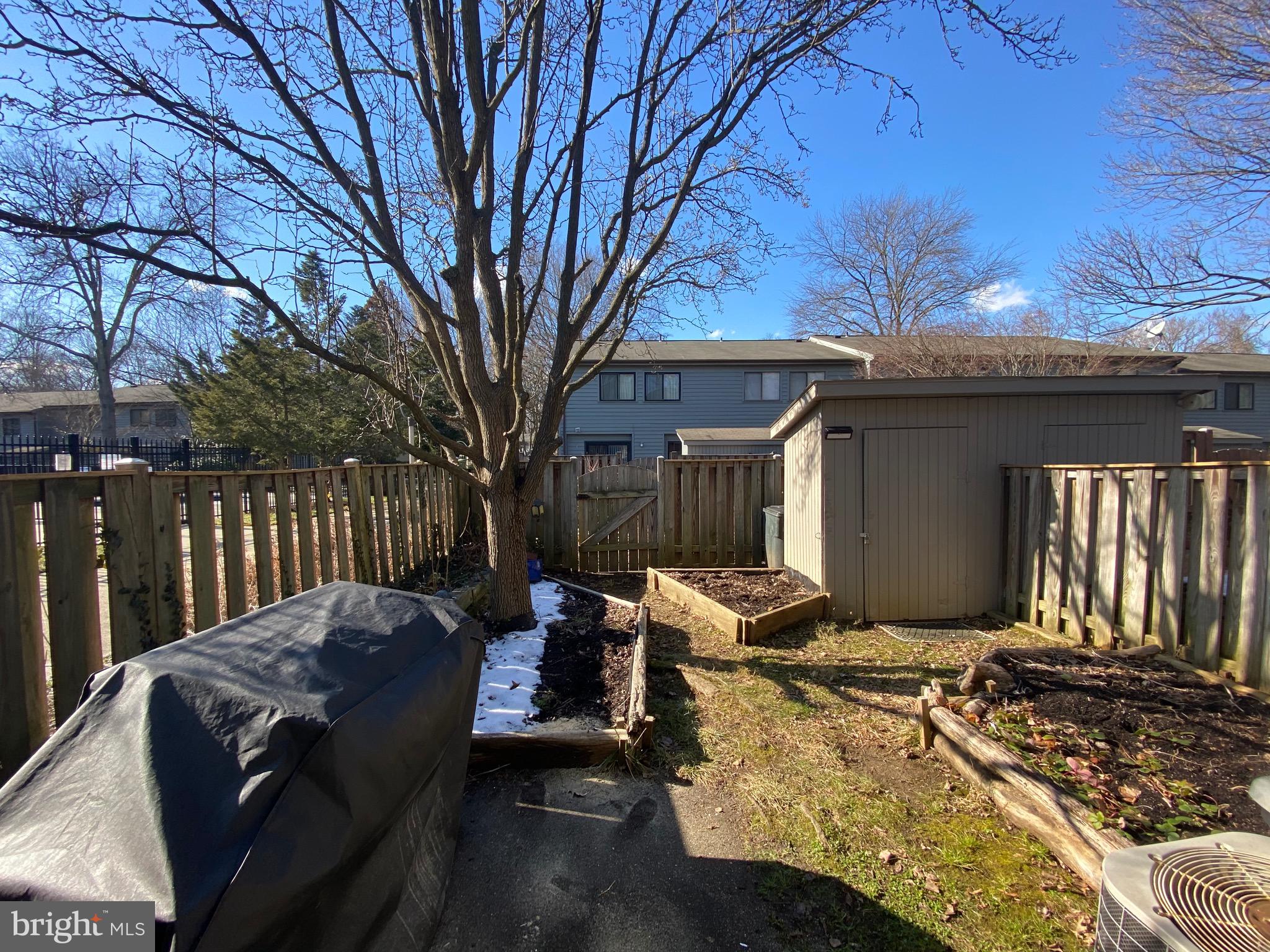 Fenced in Back Yard