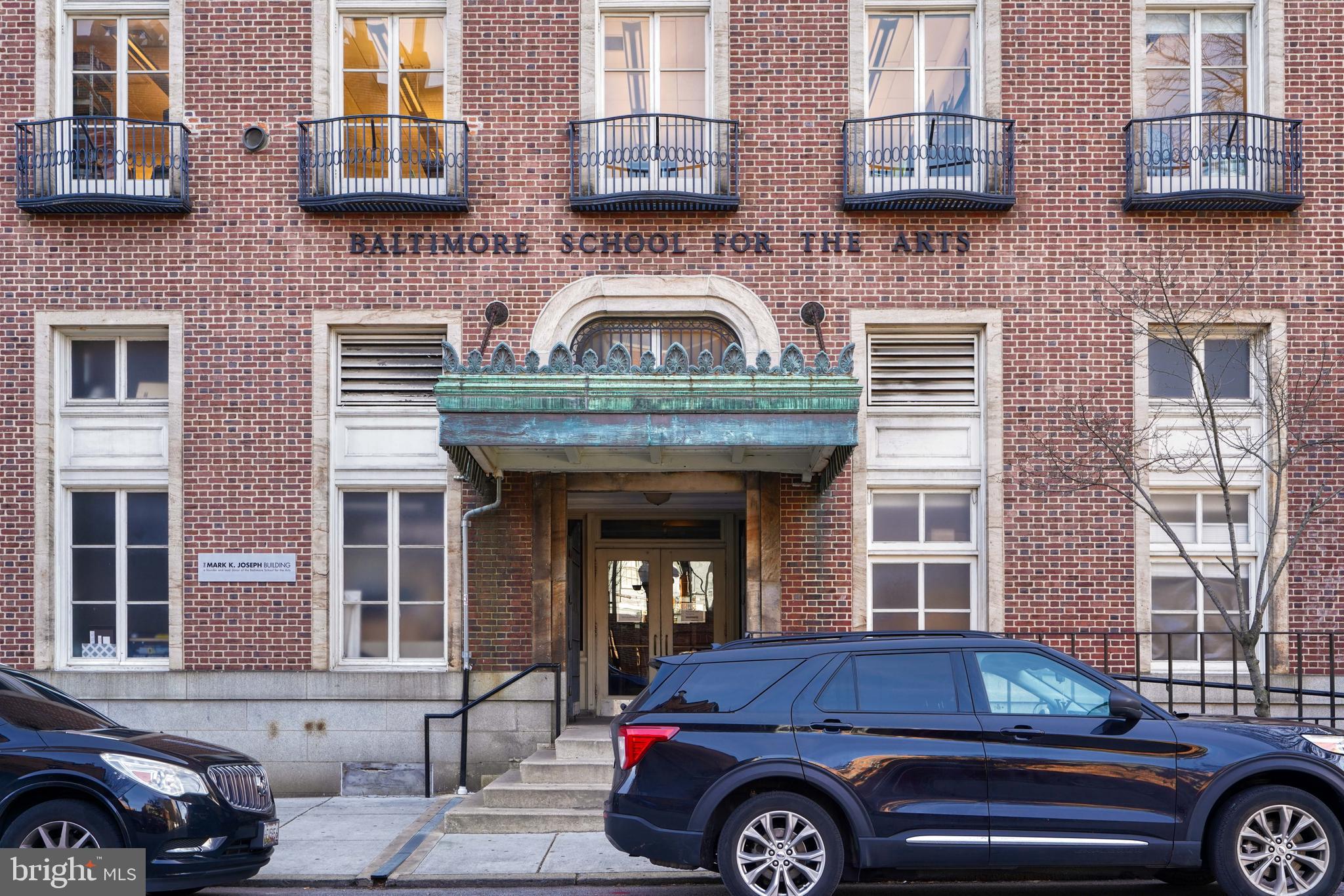 104 West Madison Street, Unit 7 Baltimore, MD 21201 - Photo 27 of 30 School for The Arts just across the street