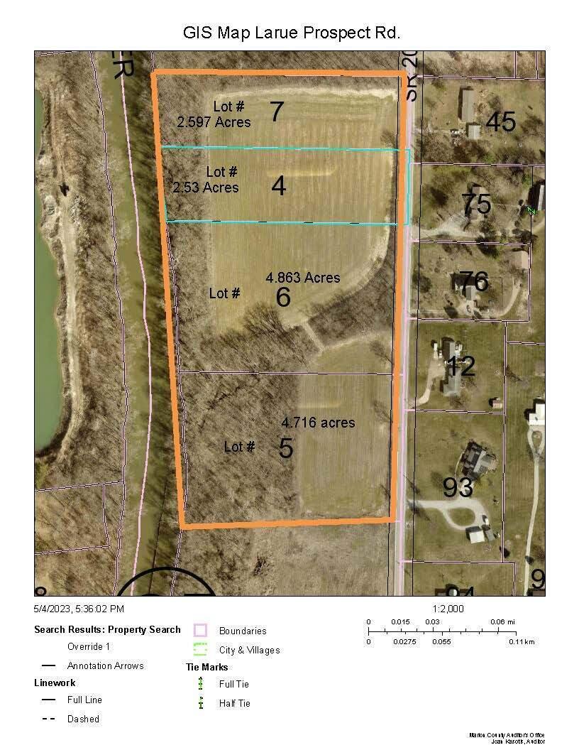 0 Larue-Prospect Road South, Unit LOT 4 Prospect, OH 43342 - Photo 2 of 21 GIS Larue Prospect Land 2